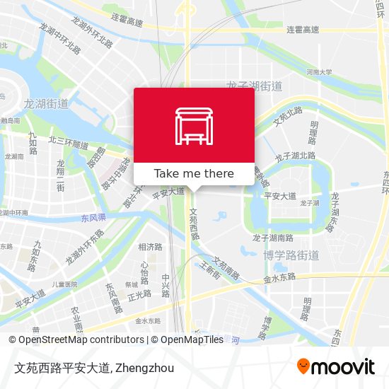 文苑西路平安大道 map