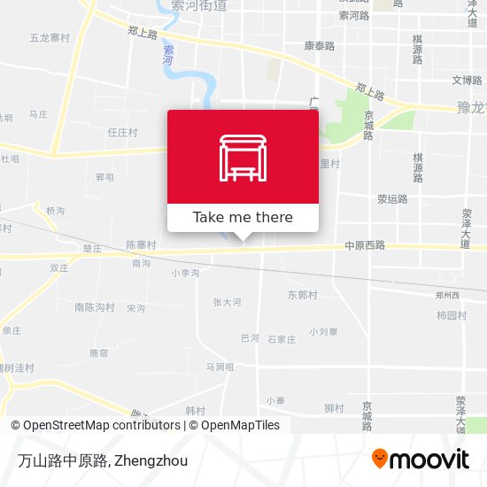 万山路中原路 map