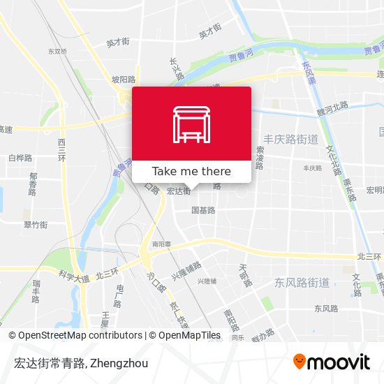 宏达街常青路 map