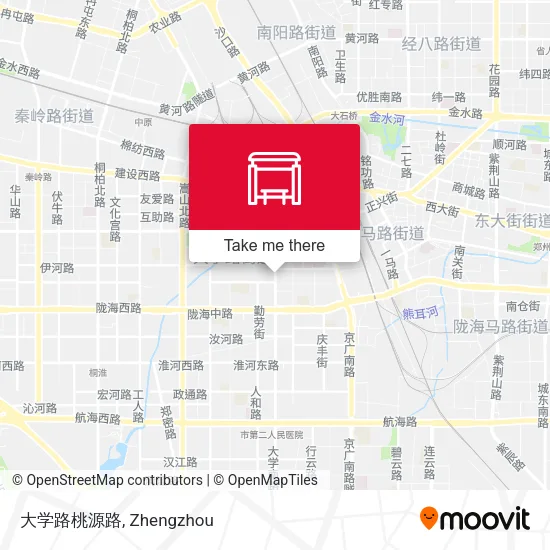 大学路桃源路 map