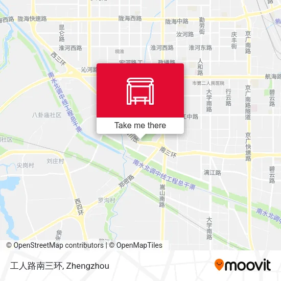 工人路南三环 map