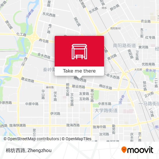棉纺西路 map