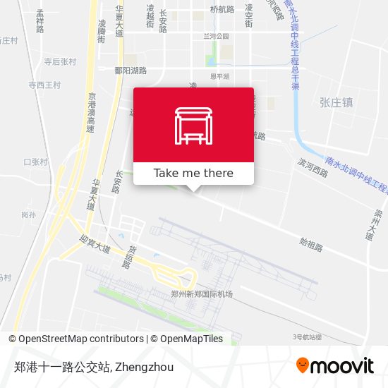 郑港十一路公交站 map