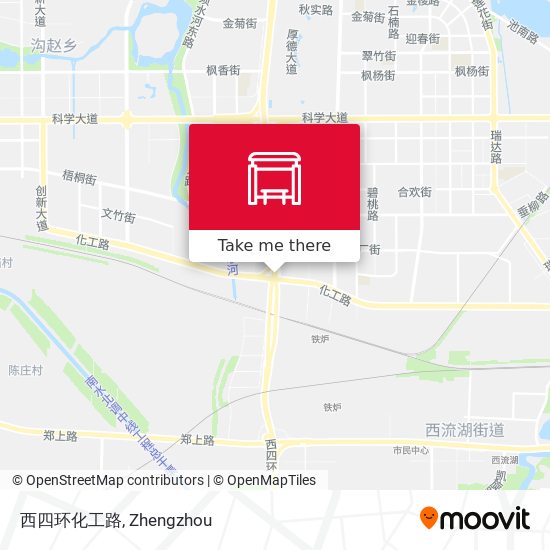 西四环化工路 map