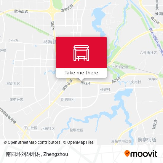 南四环刘胡垌村 map