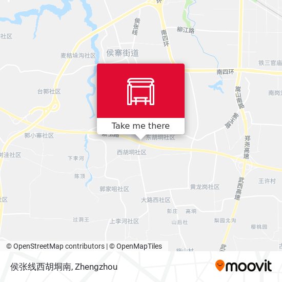 侯张线西胡垌南 map