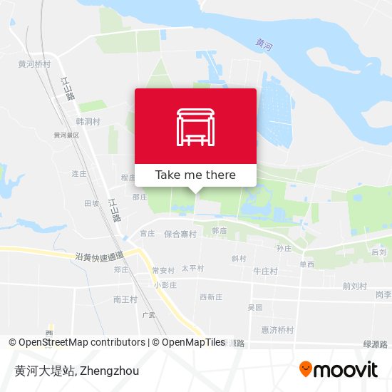 黄河大堤站 map