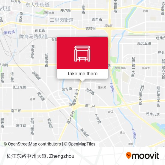 长江东路中州大道 map