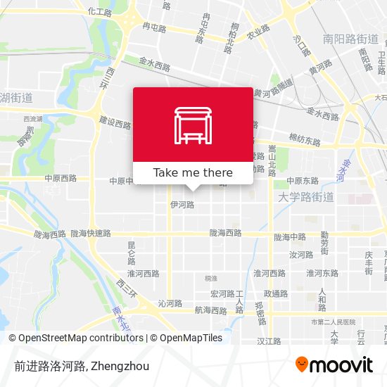 前进路洛河路 map