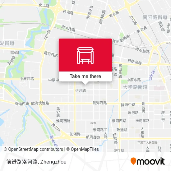 前进路洛河路 map