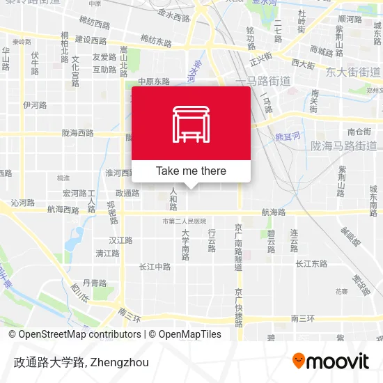 政通路大学路 map