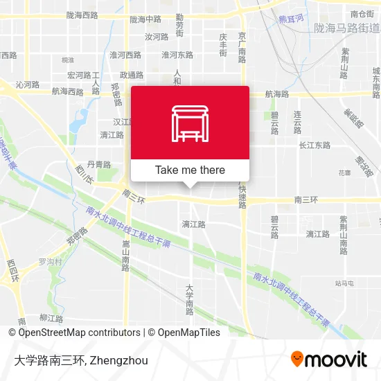 大学路南三环 map