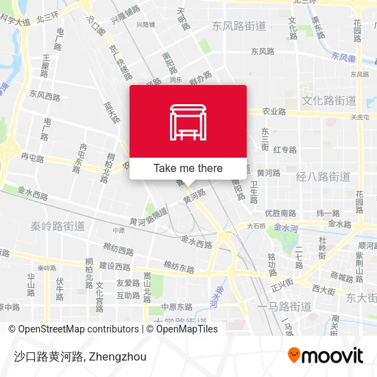 沙口路黄河路 map