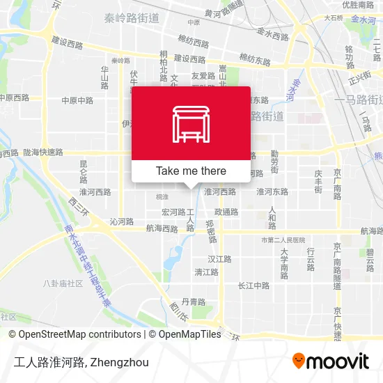 工人路淮河路 map