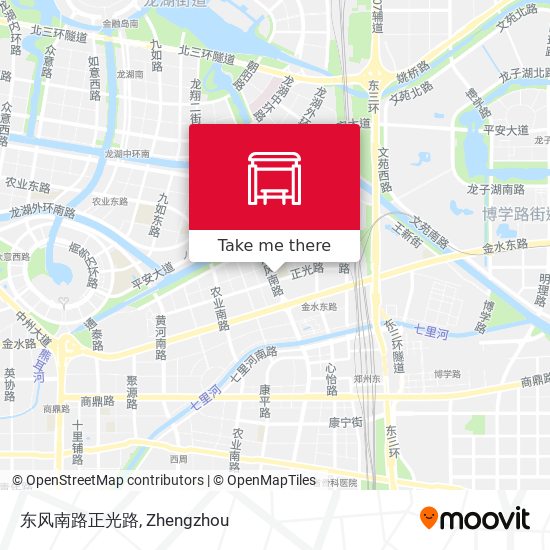 东风南路正光路 map