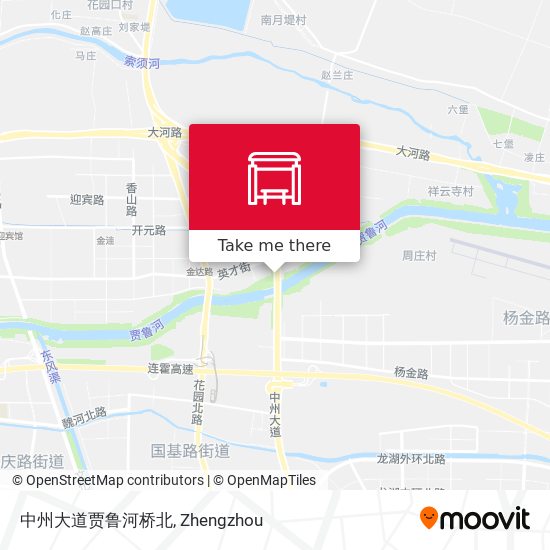 中州大道贾鲁河桥北 map