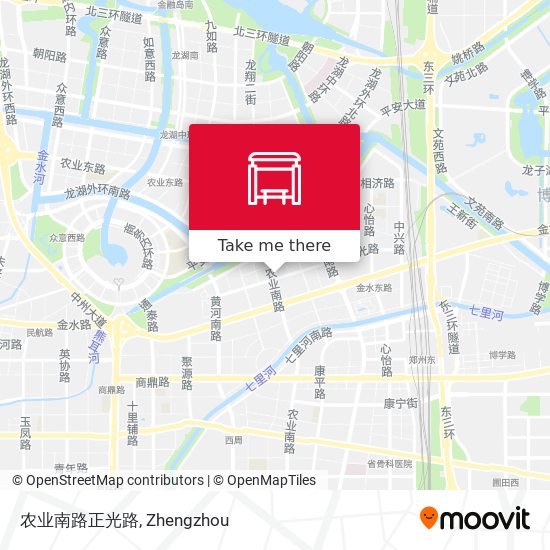 农业南路正光路 map