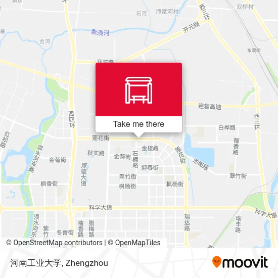 河南工业大学 map