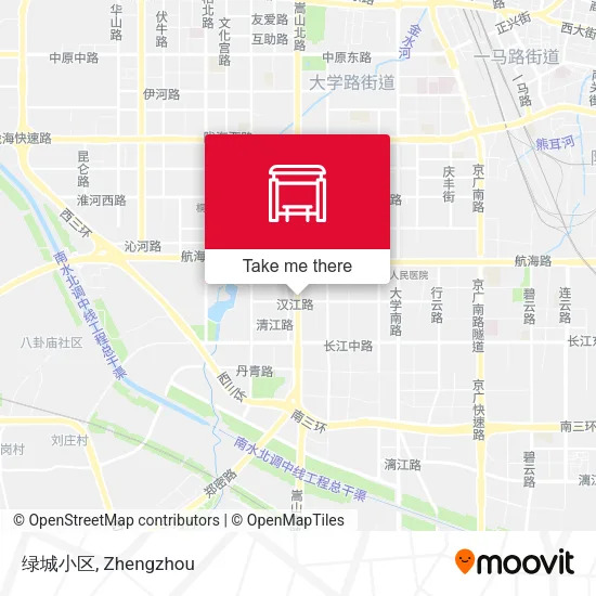 绿城小区 map