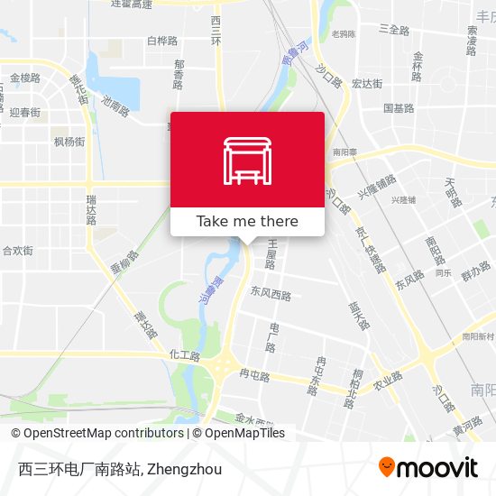 西三环电厂南路站 map