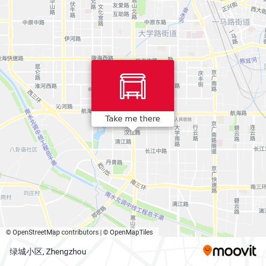 绿城小区 map