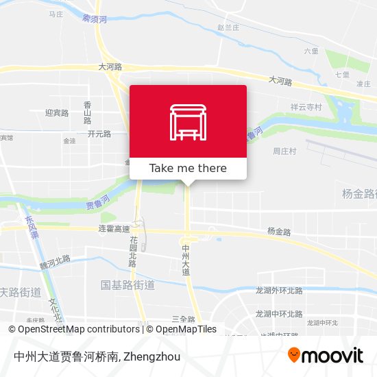 中州大道贾鲁河桥南 map