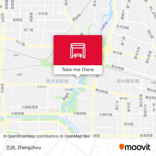 北岗 map