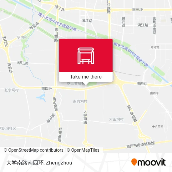 大学南路南四环 map