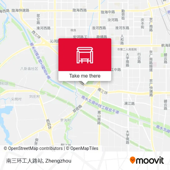 南三环工人路站 map