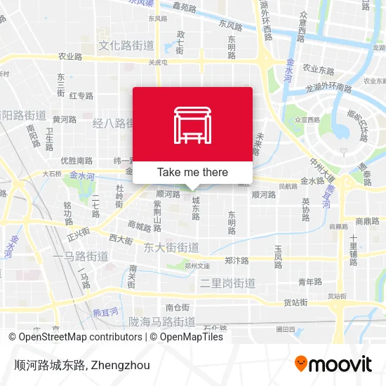 顺河路城东路 map