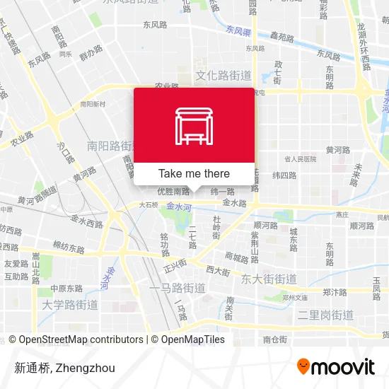 新通桥 map