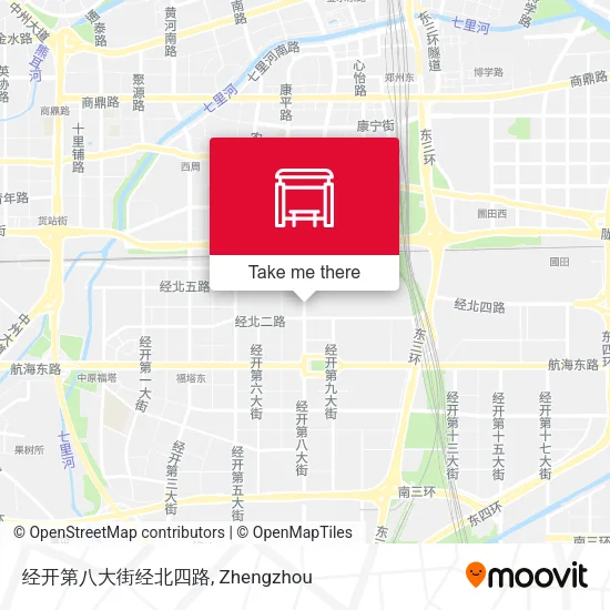 经开第八大街经北四路 map