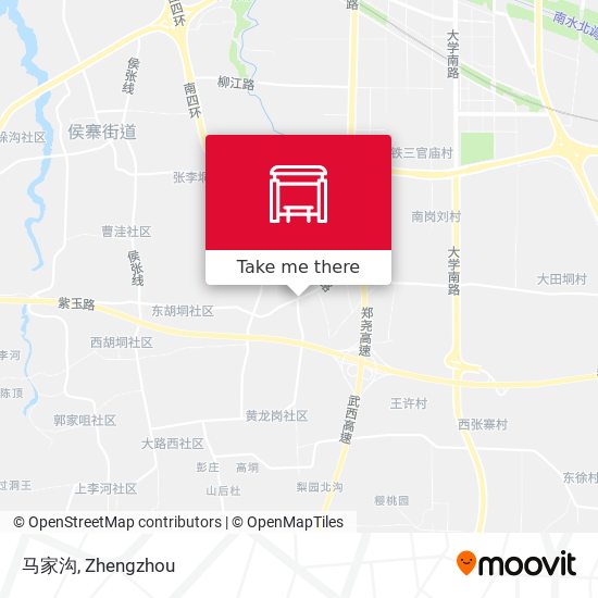 马家沟 map