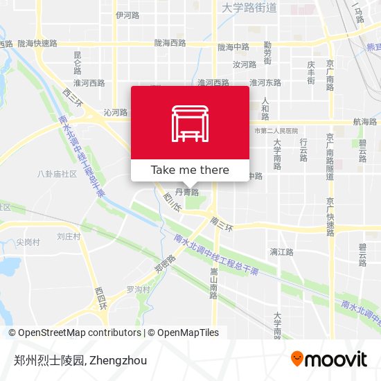 郑州烈士陵园 map