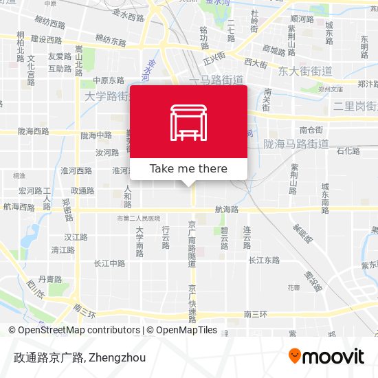 政通路京广路 map