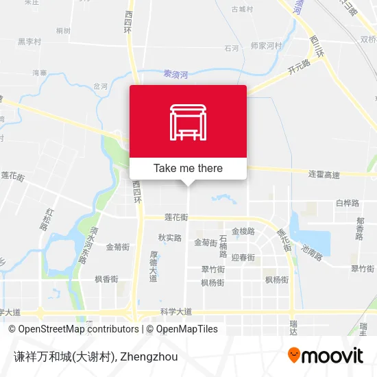 谦祥万和城(大谢村) map