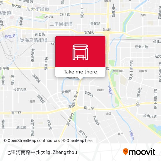 七里河南路中州大道 map