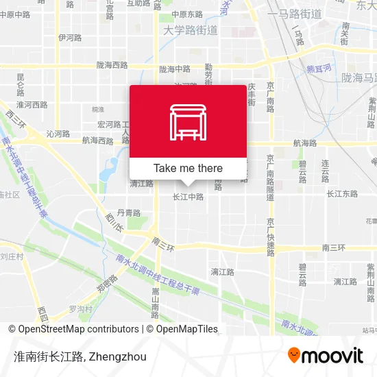 淮南街长江路 map