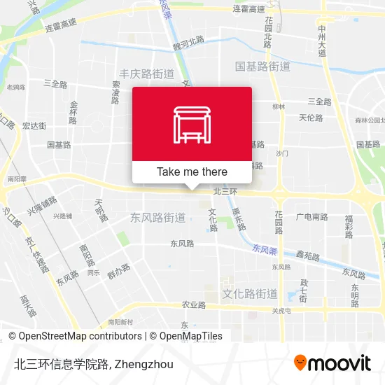 北三环信息学院路 map