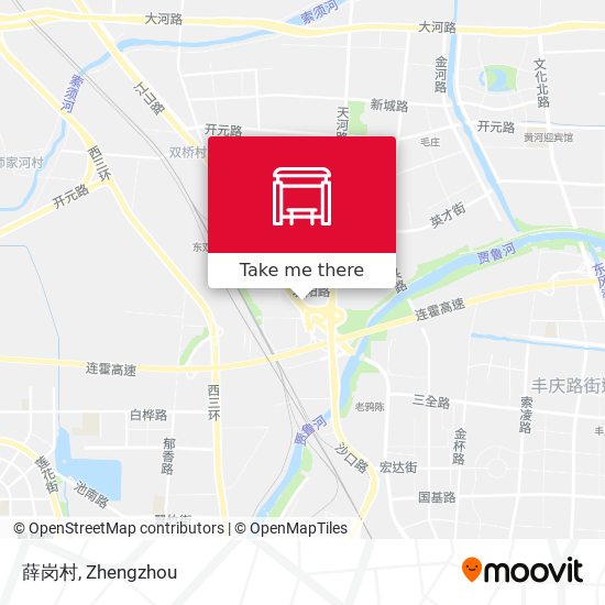 薛岗村 map