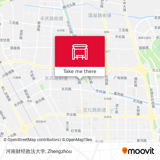 河南财经政法大学 map