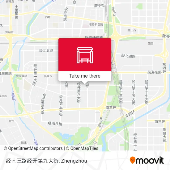 经南三路经开第九大街 map