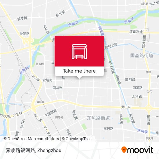 索凌路银河路 map