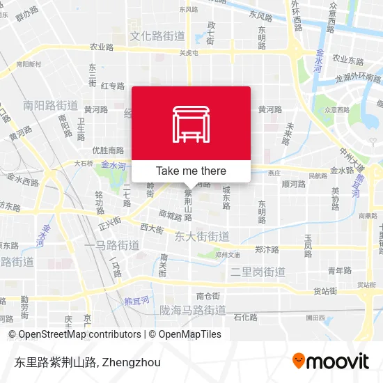 东里路紫荆山路 map
