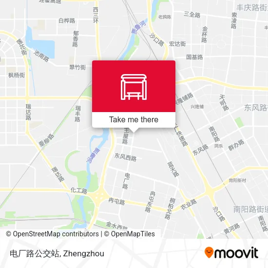 电厂路公交站 map