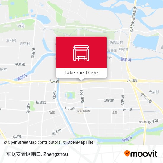 东赵安置区南口 map