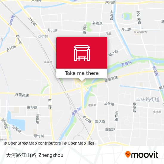 天河路江山路 map