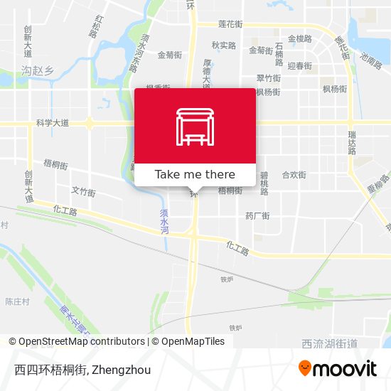 西四环梧桐街 map