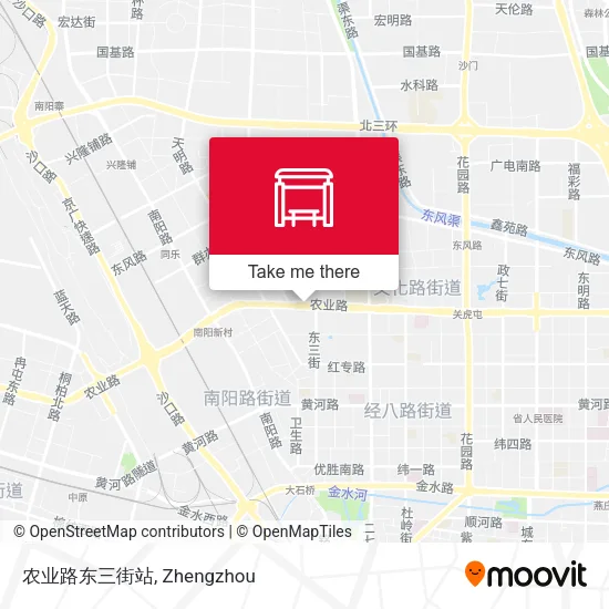 农业路东三街站 map
