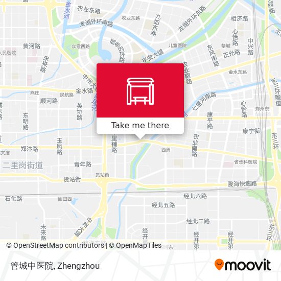 管城中医院 map